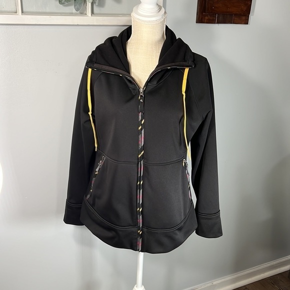 Burton Black Dryride Cool Flavors Snowboarding Hooded Full-zip Coat Jacket SZ L - Picture 2 of 10